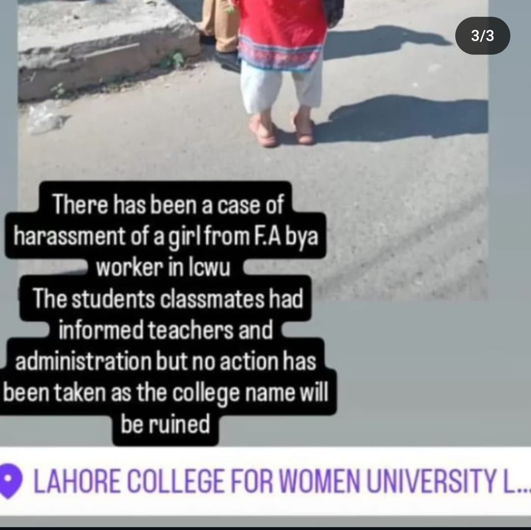 meshytweets's tweet photo. The female guards and male staff in #lcwu are disgusting. We need to raise our voice for our safety. The Pakistan educational institutes aren't safe for women. They don't want to spoil their reputation, not taking any actions.
#Pakistan #education #lcwu #foryoupage https://t.co/UkYjavHEgK