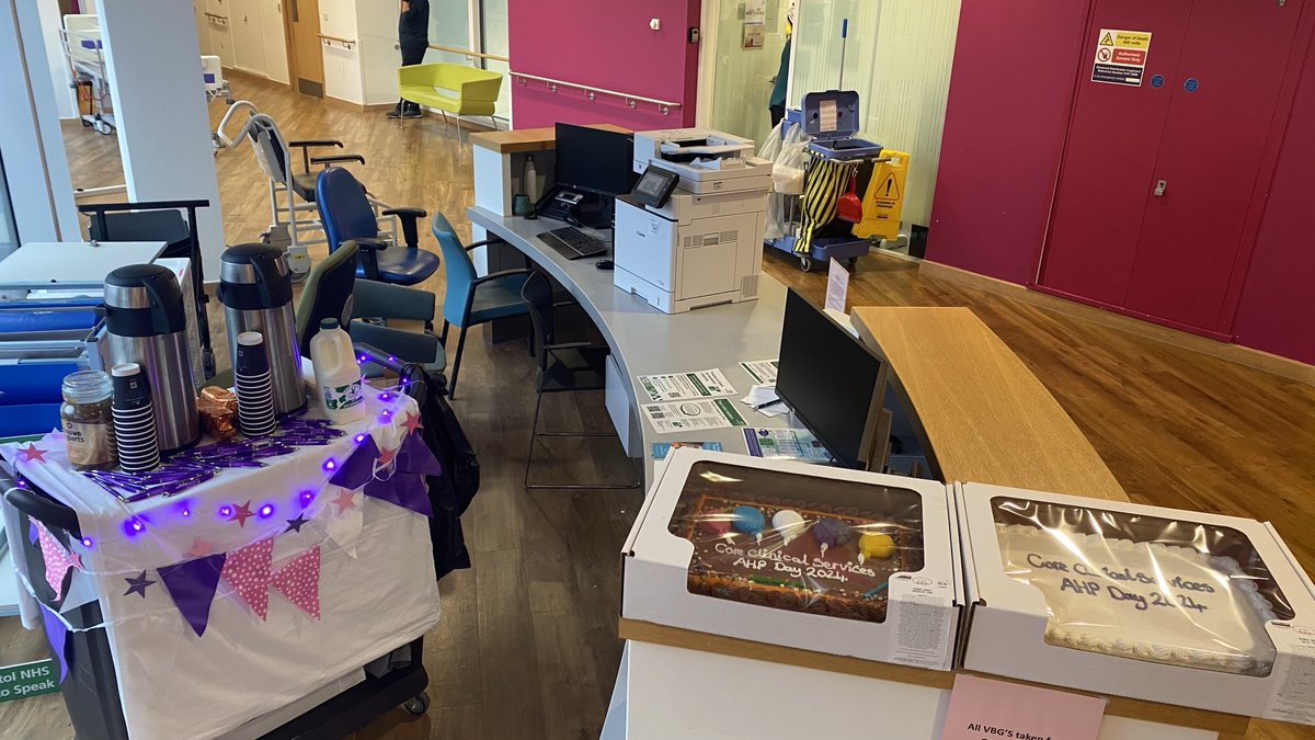 Happy #ahpday2024 @nbtahps. Come and join us for a cuppa and a slice of cake to celebrate. Also pick up some well-being and @nbt_ftsu resources!
