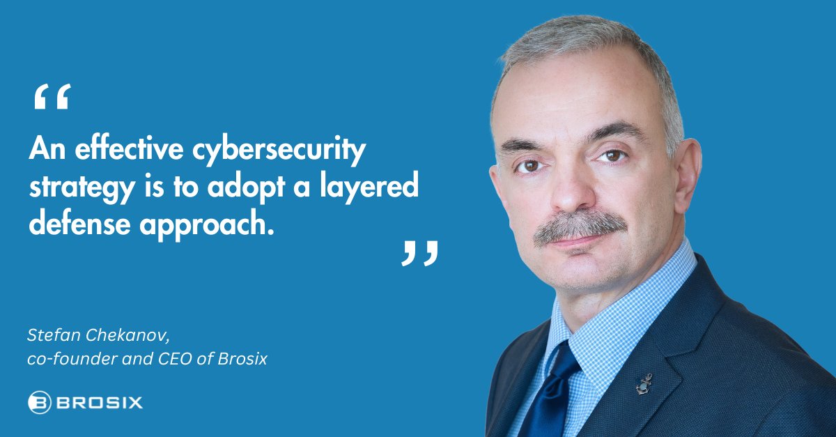 BROSIX's tweet image. An effective #cybersecurity strategy is to adopt a layered defense approach. It’s an approach designed to minimize your organization’s attack surface by covering it from any and all security angles. 🔐💻
#LayeredSecurity #NetworkSecurity #FirewallProtection #EndpointProtection
