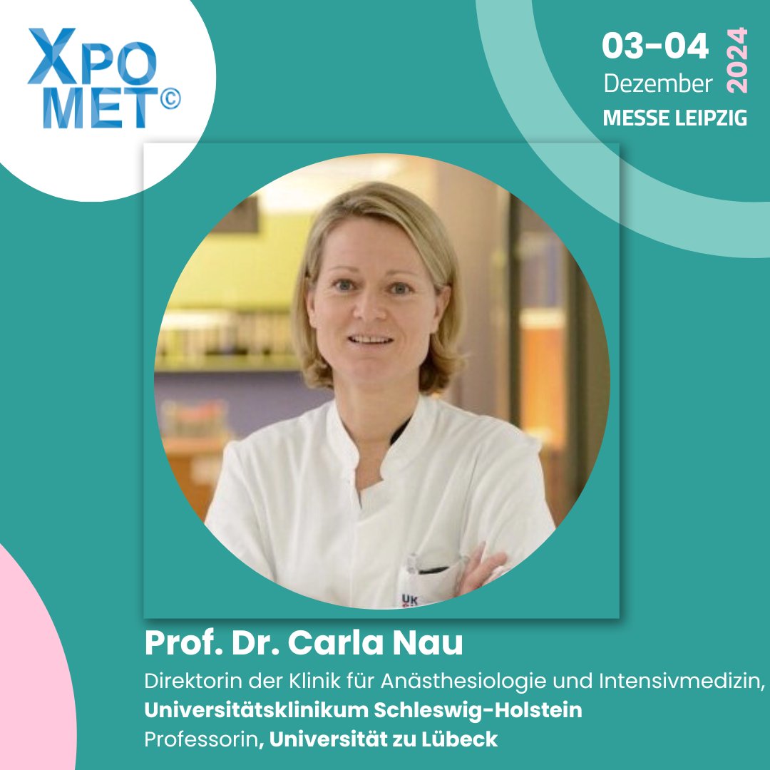 🔥 Speaker Spotlight: Prof. Dr. Carla Nau! 🌟
Als führende Expertin für digitale Technologien und KI in der Schmerztherapie spricht sie über "Digital Lean in der Medizin". Nicht verpassen🚀
👉 XPOMET 2024 Tickets - XPOMET 2024 Tickets
#xpomet #xpomet2024 #DigitalHealth