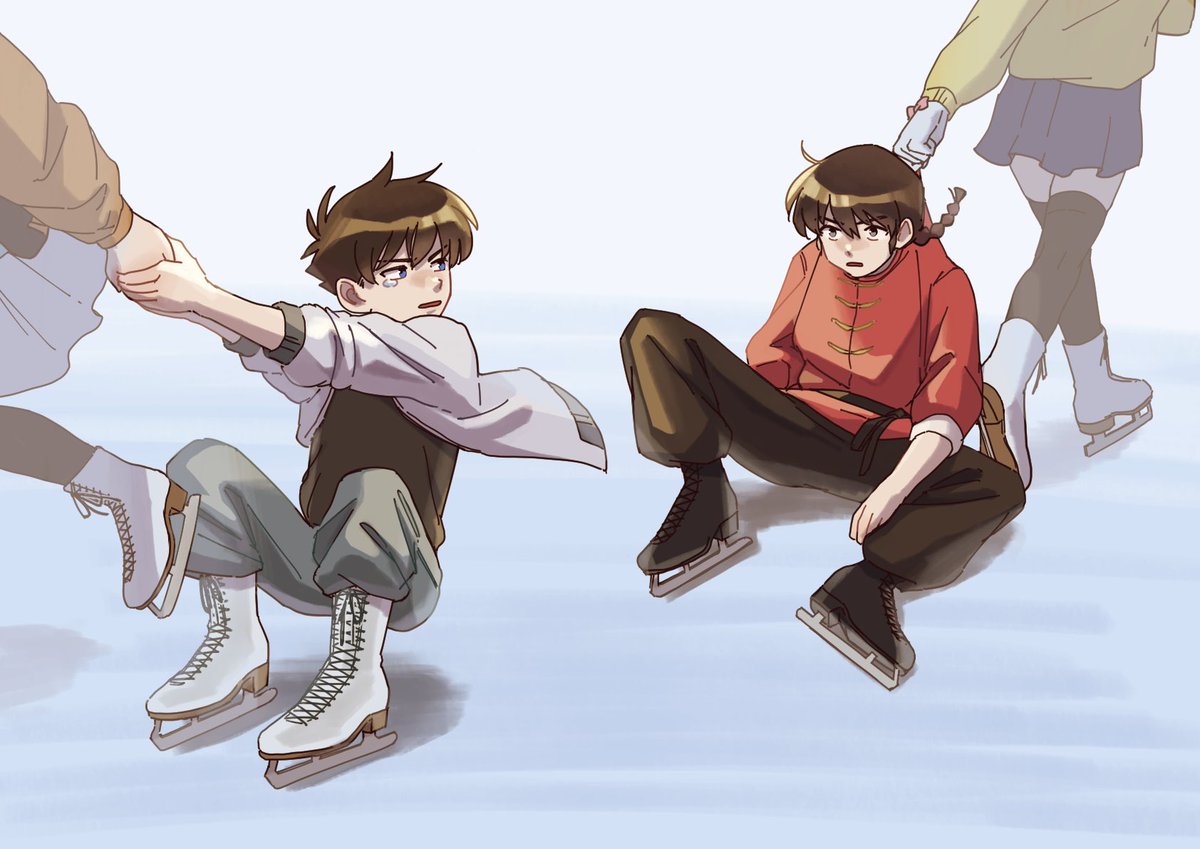 快斗もらんまもスケート苦手なのかわいい