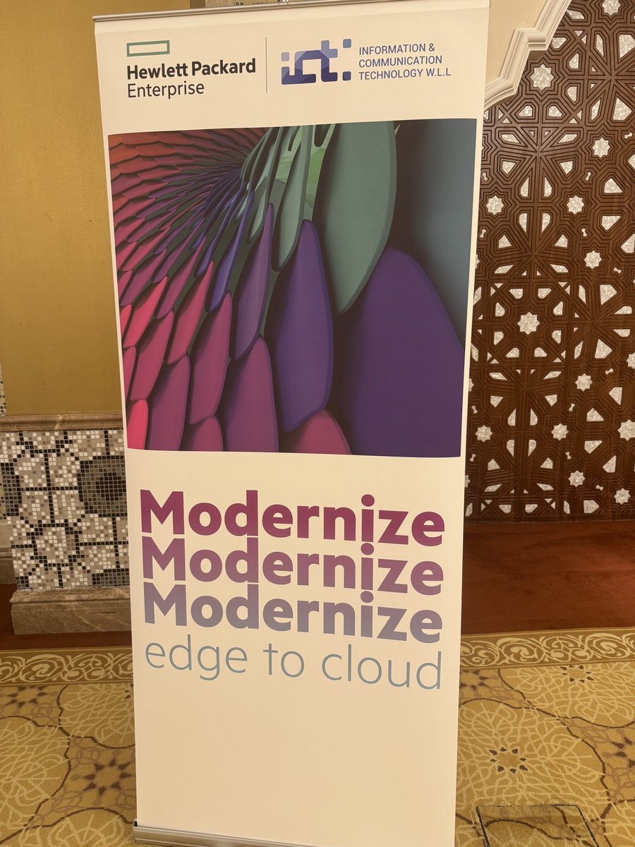 aassadi's tweet photo. @HPE AI Platform is Amazing thanks Information and Communication Technology W.L.L. for the invitation it was very insightful session.

#ICTQatar #HPE #GenAI #Technology #Qatar https://t.co/ihfKWii67K