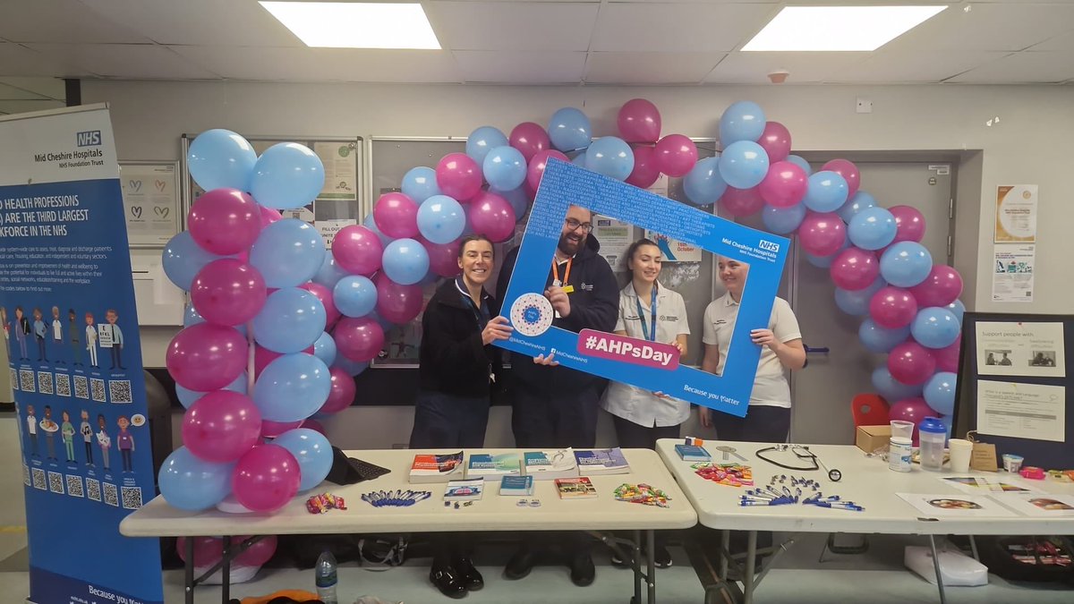 Visit our fabulous AHPs at the crossroads today as they celebrate #AHPsDay2024