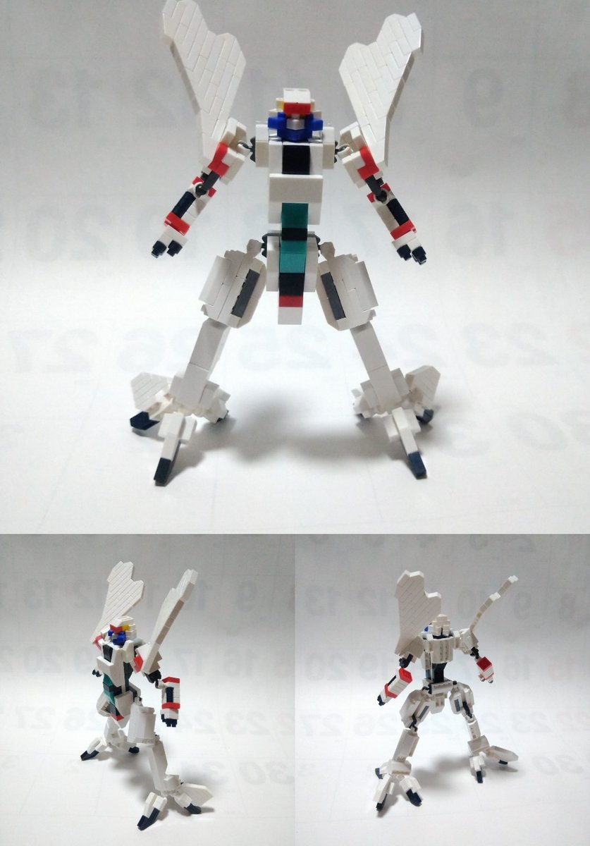 Dakkeeen442's tweet photo. #プチブロック　可変ロボット

出来る限りシンプルな変形を目指しました。 https://t.co/XIRa8bLgDz