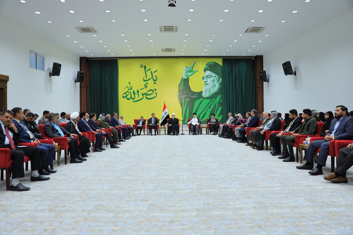 الشيخ همام حمودي خلال (ملتقى الحوار) الدوري الذي عقد في قاعة الانتصار ببغداد:

- الشهيد حسن نصر الله دخل قلوب الجميع، ويمثل النموذج الذي يجب ان يقتدى به في هذه المرحلة، وعلينا الافتخار بحكمته وماحققه من إنتصارات.

- غزة والمقاومة انتصرت في افشال مشاريع تدنيس المسجد الاقصى وقضية