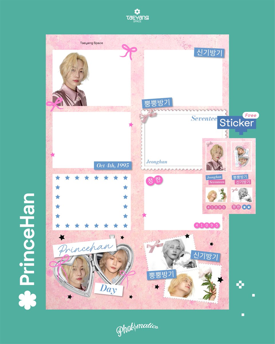 taeyangspace's tweet photo. [RT and LIKE are appreciated💗]

#JEONGHAN #SEVENTEEN 

PHOTOBOOTH EVENT
PRINCE HAN
by  
@taeyangspace

📍
@photomaticsid
 | T-Space Jalan Gandapura No.71b Bandung
Share your moment and tag us✨

#birthday #photobooth https://t.co/wBzpWkI69x