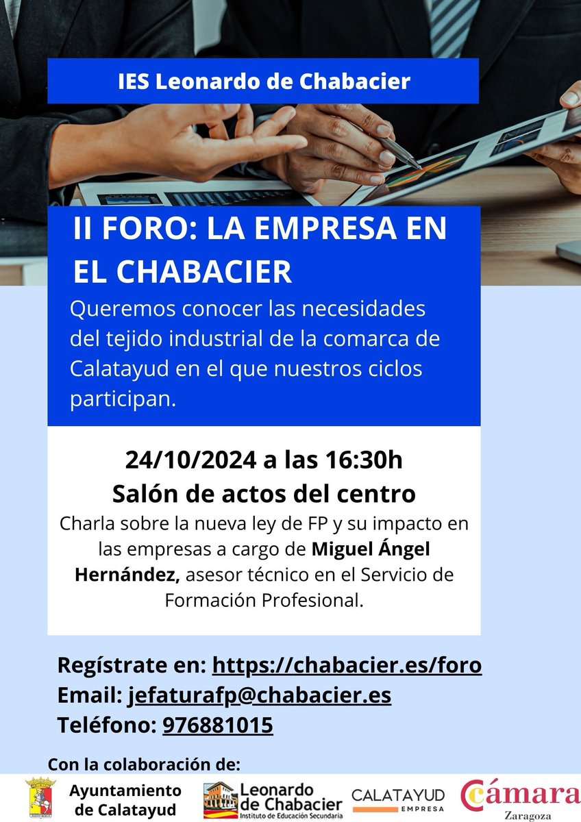 IES Leonardo de Chabacier tweet media