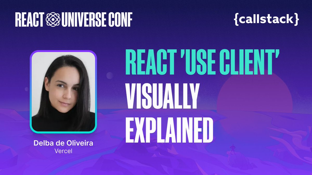 reactuniverse_'s tweet image. 🚀@delba_oliveira crushed it with an awesome talk on the future of UI development using React&apos;s #useClient directive, even though she couldn’t be with us in person! Check out how to optimize your web apps with better bundling and server-client harmony: hubs.li/Q02Td8Th0