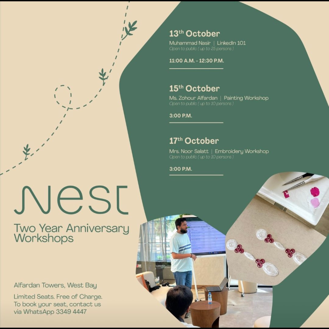 aassadi's tweet photo. I had the opportunity to attend the #Linkedln101 workshop today at #Nest, led by the knowledgeable and engaging Muhammad Nasir

The session was incredibly informative and provided valuable insights into optimizing our #Linkedin profiles https://t.co/Poa7pHP0a1
