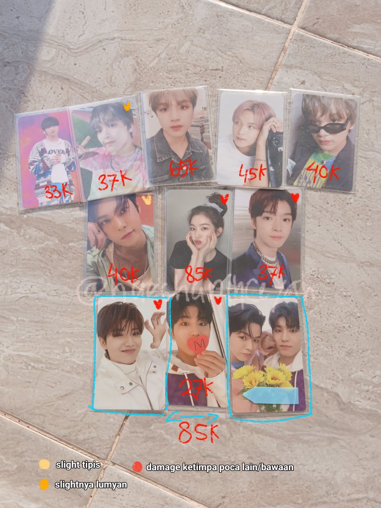 biymenangcuk's tweet photo. wts / want to sale ! 🎰

— aab haechan
— treasure, junkyu, jeongwoo, jaehyuk
— doyoung seoul city
— sungchan resonance future
— irene cepol + joy special card

💭 condi in pict/dm
💰 in pict
💥 kalsel, banjarbaru
🚚 shipping by shopee, freeong! https://t.co/lZ0GXBLJkN