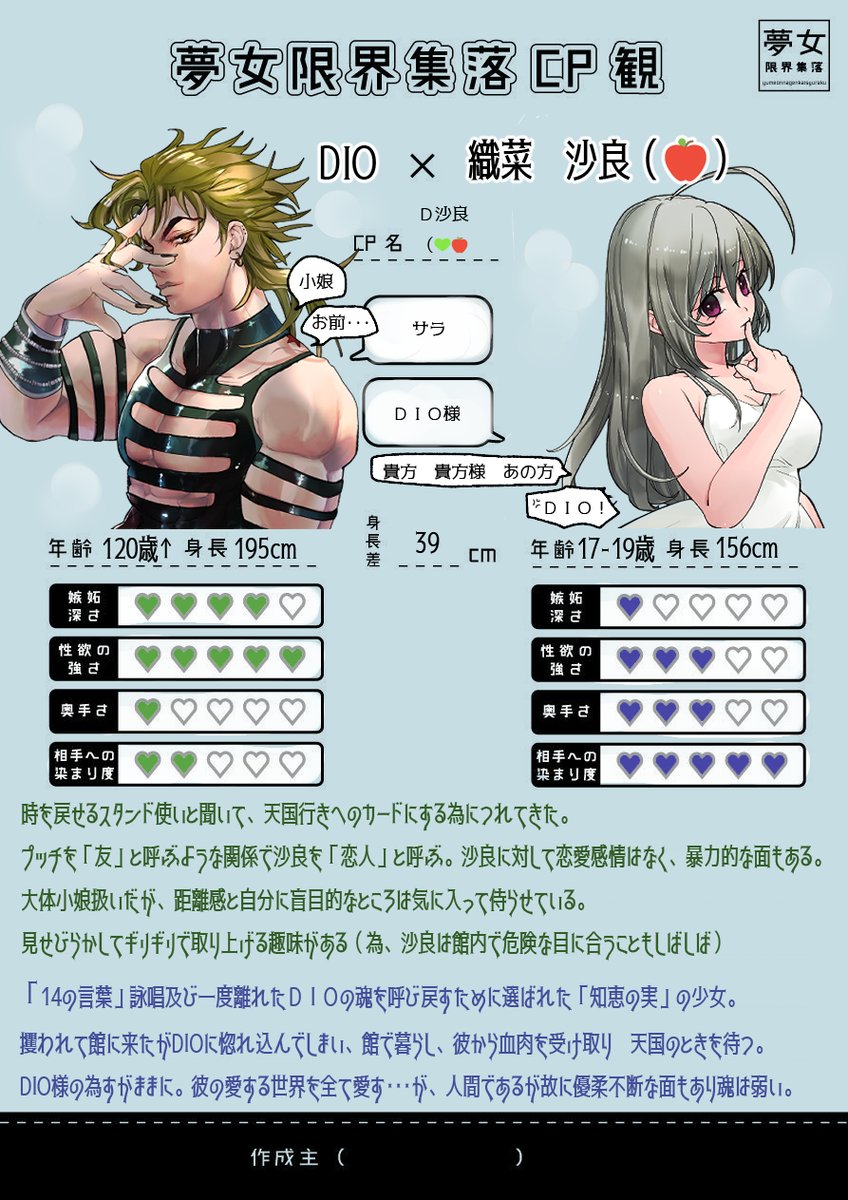 xllhimallx's tweet image. ョョ
🍎(しきな さら)💚様の青い鳥
3部(💚🍎)→5部(🐞🍎)がメインで、一応6部(🐞🍎or⛪🍎)の時間経過後に天国行きIf(💚🍎)が存在します。
PIXIV:pixiv.net/novel/series/1…
長編小説あり