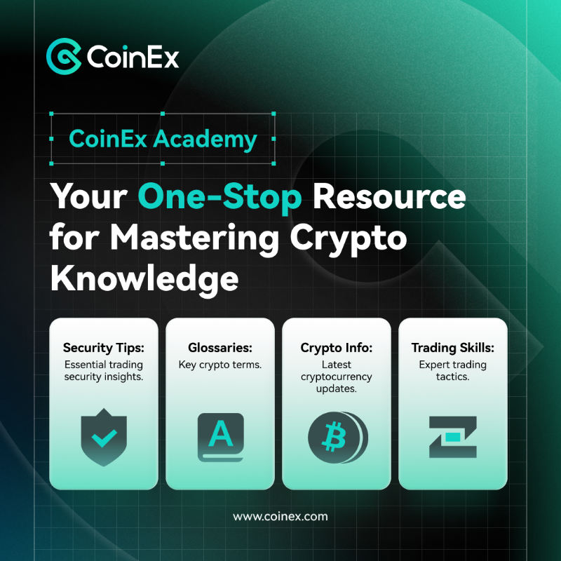 coinexcom's tweet photo. We recently launched CoinEx Academy! 🎉 This is your ultimate hub for mastering crypto knowledge. 📚 Start exploring today!🥸

Discover more here🖥️: https://t.co/dWlJeyQWwQ

#CoinExAcademy #Web3 #CoinEx