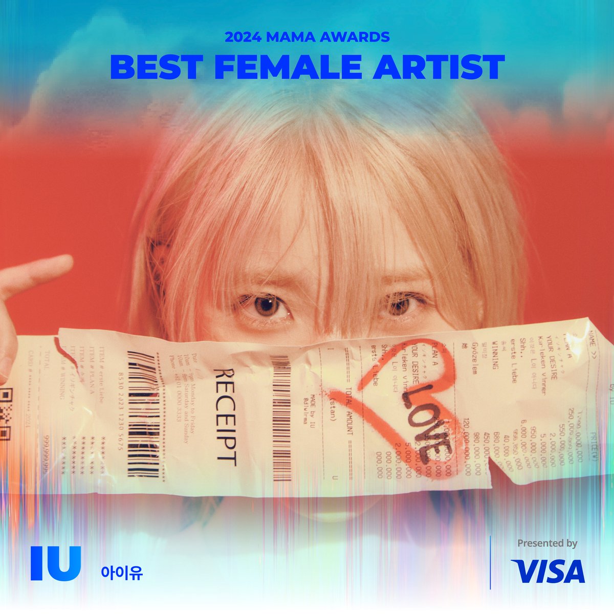 MnetMAMA's tweet photo. [#2024MAMA] BEST FEMALE ARTIST Nominees I 여자 가수상 후보

#iu
 
BIG BLUR : What is Real?
2024 MAMA AWARDS

2024.11.21 7PM (PST) Dolby Theatre, US
2024.11.22 6PM &amp; 11.23 3PM (KST) KYOCERA DOME OSAKA, JAPAN

#MAMAAWARDS
#2024MAMAAWARDS https://t.co/Ebl9R7zOCX