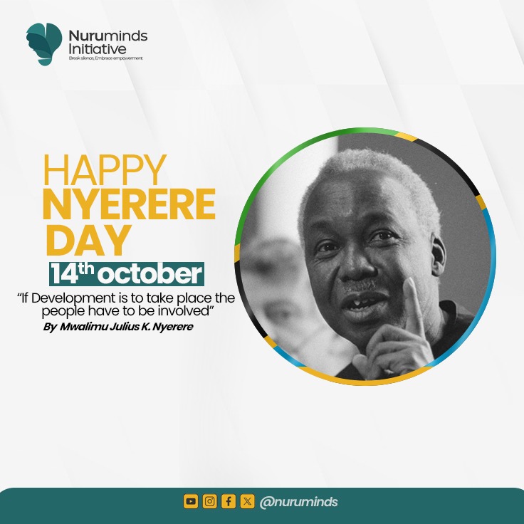 Nuru Minds Foundation (@nuruminds) on Twitter photo Today, we honor Mwalimu Julius Nyerere's legacy of unity, education, and empowerment. 🌍 At Nuru Minds, we strive to continue his vision by advocating for mental health and empowering young women in rural Tanzania. #NyerereDay #MentalHealth <a href="/dw_akademie/">DW Akademie</a> <a href="/Nyerere_Fellows/">Mwalimu Nyerere Pan-African Leadership Fellowship</a> <a href="/TheJNLC/">Julius Nyerere Leadership Centre (JNLC)</a> Today, we honor Mwalimu Julius Nyerere's legacy of unity, education, and empowerment. 🌍 At Nuru Minds, we strive to continue his vision by advocating for mental health and empowering young women in rural Tanzania. #NyerereDay #MentalHealth <a href="/dw_akademie/">DW Akademie</a> <a href="/Nyerere_Fellows/">Mwalimu Nyerere Pan-African Leadership Fellowship</a> <a href="/TheJNLC/">Julius Nyerere Leadership Centre (JNLC)</a>