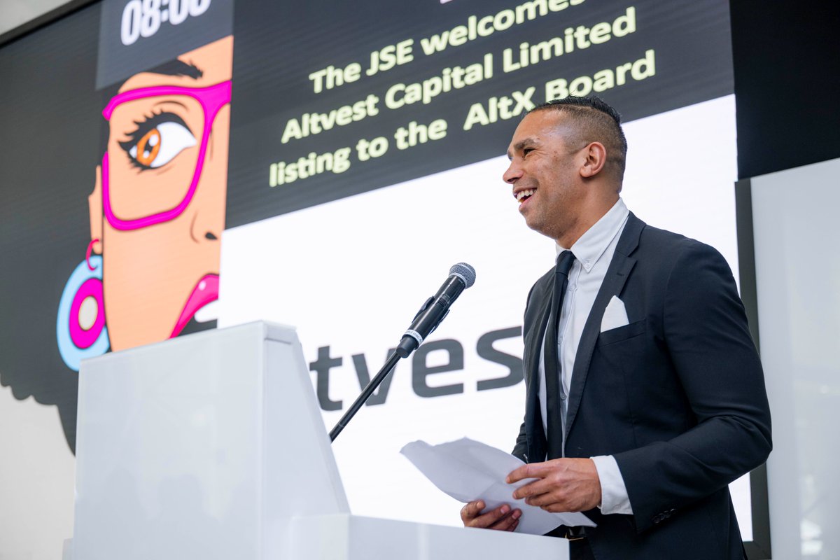 JSE_Group's tweet photo. We are proud to welcome @CapitalAltvest to our Alternative Exchange (AltX) Board.

As Africa’s premier exchange, we look forward to playing  our part  in part in enabling growth, facilitating access to greater value and acting  as a springboard to launch @CapitalAltvest  into the next phase of their growth journey. 

Click here to learn more - https://t.co/1cDd5SBr4r
