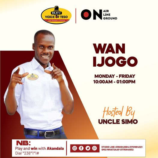 voice_of_teso's tweet photo. Welcome to the #LunchHourRequest
#mondayvibes https://t.co/3MnGlNYHX5
