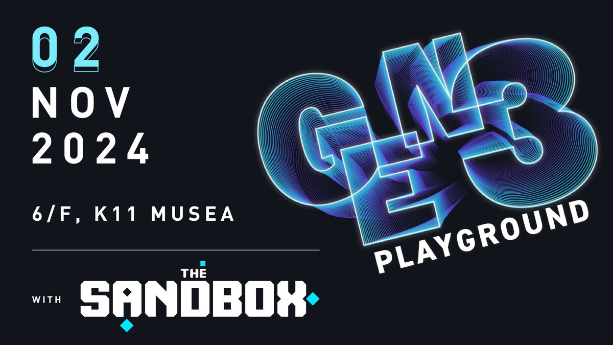 Animoca Brands ✈️TOKEN2049 Dubai 🌴 (@animocabrands) on Twitter photo ✨Our spotlight exhibitor of the day is: <a href="/TheSandboxGame/">The Sandbox</a>🟦
The Sandbox is a metaverse platform where users can create, play, and monetize their digital assets and experiences. Its Alpha Season 4 event, running for 10 weeks from October 9, 2024, offers over 100 unique experiences ✨Our spotlight exhibitor of the day is: <a href="/TheSandboxGame/">The Sandbox</a>🟦
The Sandbox is a metaverse platform where users can create, play, and monetize their digital assets and experiences. Its Alpha Season 4 event, running for 10 weeks from October 9, 2024, offers over 100 unique experiences