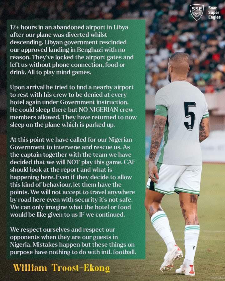 Nigerians really suffer from victim mentality and main character syndrome. Big ups to Libya for giving them taste of their own medicine 🫡🫡