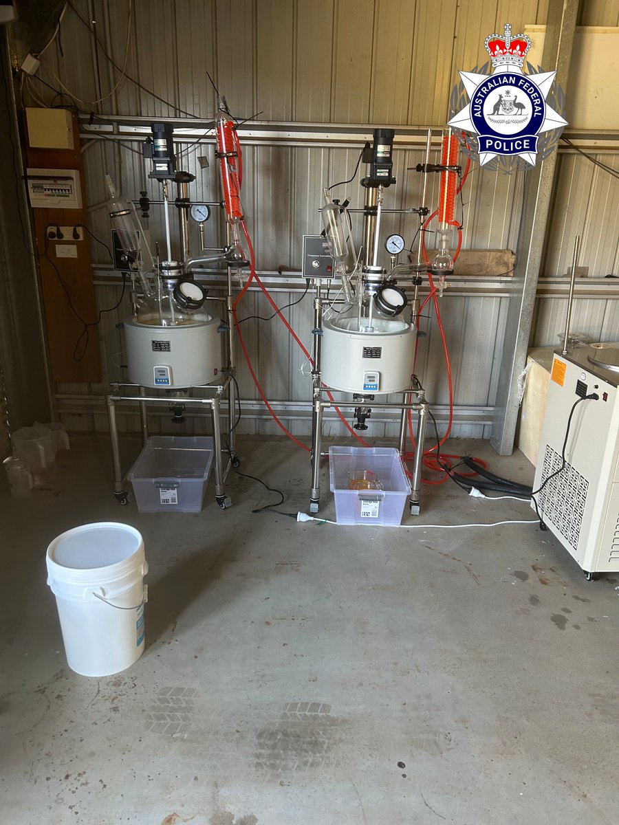 j_clic's tweet photo. Two clandestine laboratories uncovered in Sydney, with 120 kg of methamphetamine seized. #clanlab https://t.co/fN6usKTg2q