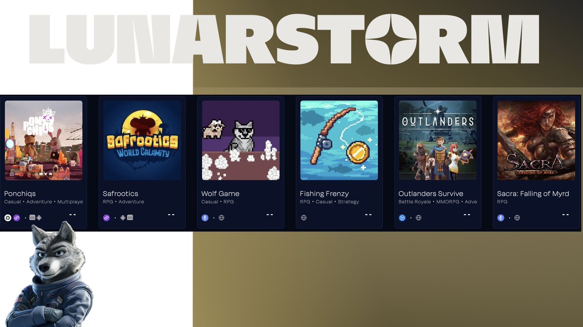 LunarStorm (@lunarstorm_web3) on Twitter photo Who's ready to rumble with the latest #web3 #games on deck? check out...
<a href="/ponchiqs/">Ponchiqs</a> <a href="/wolfdotgame/">Wolf Game</a> <a href="/FishingFrenzyCo/">Fishing Frenzy</a> <a href="/PlayOutlanders/">Outlanders</a> <a href="/sacra_fi/">Sacra: Falling of Myrd | MVP Phase 🪄</a> Who's ready to rumble with the latest #web3 #games on deck? check out...
<a href="/ponchiqs/">Ponchiqs</a> <a href="/wolfdotgame/">Wolf Game</a> <a href="/FishingFrenzyCo/">Fishing Frenzy</a> <a href="/PlayOutlanders/">Outlanders</a> <a href="/sacra_fi/">Sacra: Falling of Myrd | MVP Phase 🪄</a>