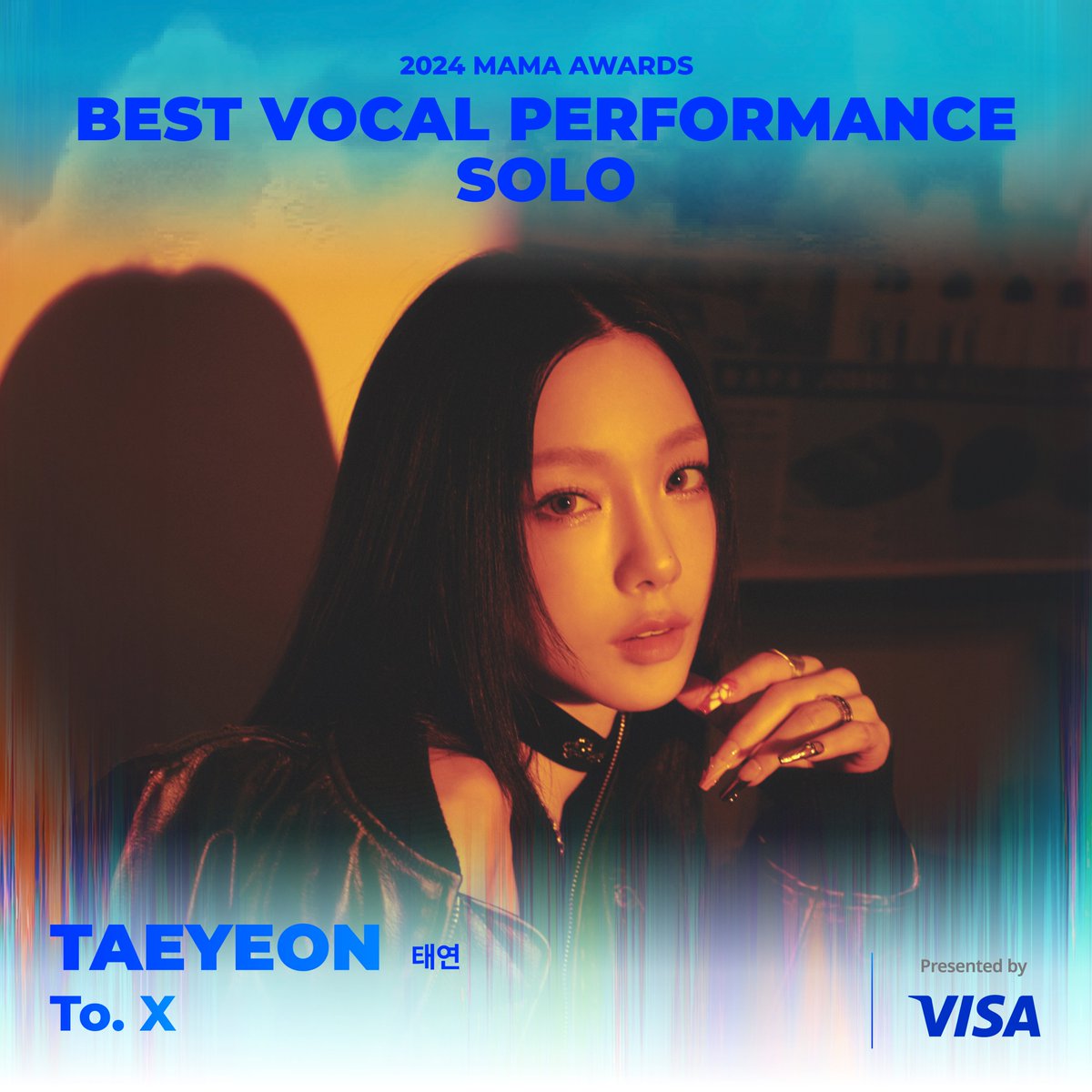 MnetMAMA's tweet image. [#2024MAMA] BEST VOCAL PERFORMANCE SOLO Nominees I 베스트 보컬 퍼포먼스 솔로 후보

#taeyeon #ToX

BIG BLUR : What is Real?
2024 MAMA AWARDS

2024.11.21 7PM (PST) Dolby Theatre, US
2024.11.22 6PM &amp;amp; 11.23 3PM (KST) KYOCERA DOME OSAKA, JAPAN

#MAMAAWARDS
#2024MAMAAWARDS