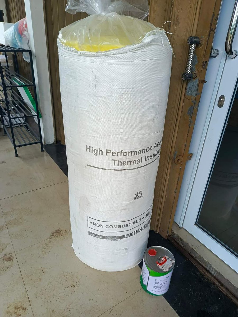 KasihATeknindo's tweet image. Delivery Insulation Material to New Customer:
- GLASSWOOL TWIGA 32KG/M3 15MX1.2MX50MM
- ALUMINIUM FOIL 820 BS-TS DOUBLE SIDE 1.25MX60M.
- ADHESIVE HR FOAM 2.5L
#Insulation #Material #InsulationMaterial #Project #InsulationProject #Rockwool #Glasswool #AluminiumFoil #Industrial