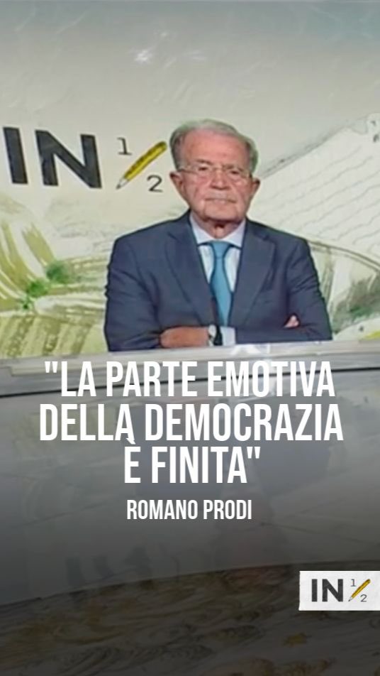 Ieri a <a href="/Inmezzorarai/">In mezz'ora</a> Romano Prodi e le riflessioni su democrazia ed estremismi