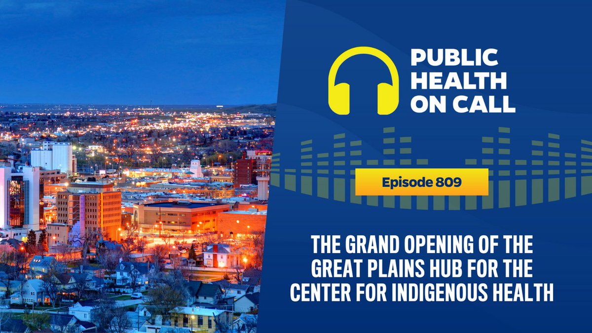 Public Health On Call (@publichealthpod) on Twitter photo The grand opening of a new research hub in Rapid City marks an exciting moment for <a href="/JHUCIH/">Center for Indigenous Health</a>. Co-director Donald Warne talks about the Hub’s projects, and how the Center approaches work through lenses of scientific rigor and unique cultural strengths.
podcast.publichealth.jhu.edu/809-the-grand-… The grand opening of a new research hub in Rapid City marks an exciting moment for <a href="/JHUCIH/">Center for Indigenous Health</a>. Co-director Donald Warne talks about the Hub’s projects, and how the Center approaches work through lenses of scientific rigor and unique cultural strengths.
podcast.publichealth.jhu.edu/809-the-grand-…