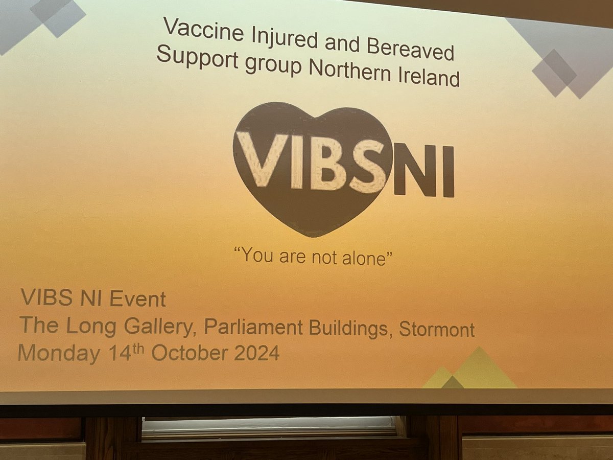 A tremendous crowd attending Long Gallery event in Parliament Building for the vaccine Injured &amp; bereaved community organised by <a href="/VIBS_NI/">VIBS NI</a> we had to call for more chairs, I have never seen a crowd like it in the long gallery. A big thank you for all who attended. You are not alone