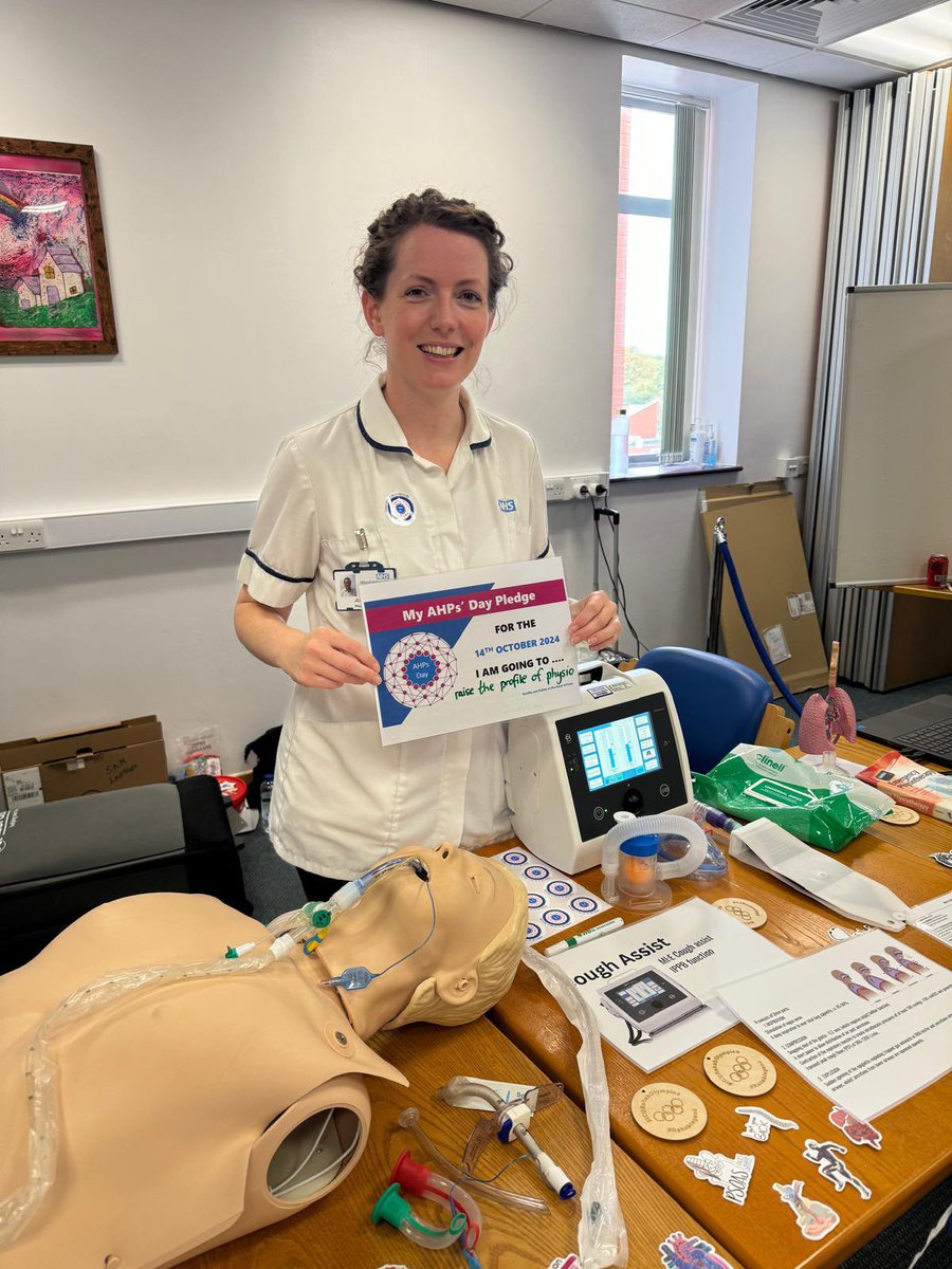 JoSimPhysio's tweet photo. Fourth  round of photos from our AHP Marketplace today… it was so fun talking to so many people about the important role we play in improving patient Safety and Quality of Care 
@WUTH_Therapies @WUTHImprovement @WUTHstaff @WeAHPs https://t.co/eAtdVxE5Dz