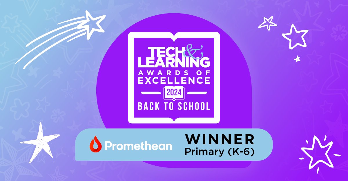 Promethean's tweet image. Excited to share that @explainevrythng Advanced earned the #TechAndLearning Awards of Excellence: Back to School 2024 as a top tool in the Primary (K-6) category! 🎉 bit.ly/4eHgffC

#ExplainEverything #awardsofexcellence #edtech #winner #edutwitter