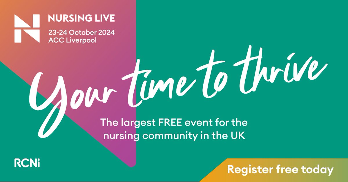 Thiscovery (@thiscoveryorg) on Twitter photo Next week we'll be at <a href="/NursingLiveUK/">Nursing Live UK</a> to engage with thousands of nursing staff who have the knowledge and expertise to help shape better services, products and policies in health and care.
Come and say hi to learn how to get involved and see the platform in action!
#NursingLive Next week we'll be at <a href="/NursingLiveUK/">Nursing Live UK</a> to engage with thousands of nursing staff who have the knowledge and expertise to help shape better services, products and policies in health and care.
Come and say hi to learn how to get involved and see the platform in action!
#NursingLive