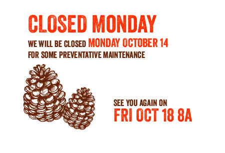 BrownBearBaking's tweet photo. For your planning, we will be closed Monday October 14th, we'll see you again this  Friday, Oct 18th at 8am serving up your favorite flaky croissants and Victrola Coffee! https://t.co/n9TW7TPdnz