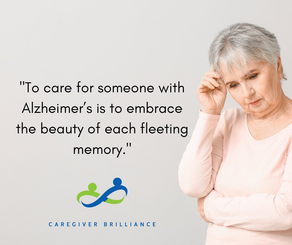 carebrilliance's tweet photo. Caring for someone with Alzheimer's can indeed reveal the profound beauty in small moments and memories, even as they change.  #familycaregiver #alzheimerscaregiversupport #caregiver #caregiverbrilliamce https://t.co/r4x0yGUW1I
