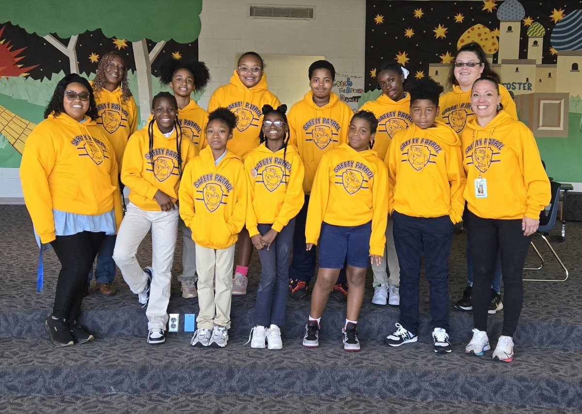 Meet our 2024-2025 <a href="/We_Are_Foster/">Foster Trad. Academy</a> Safety Patrol Team! Don't we look sharp?