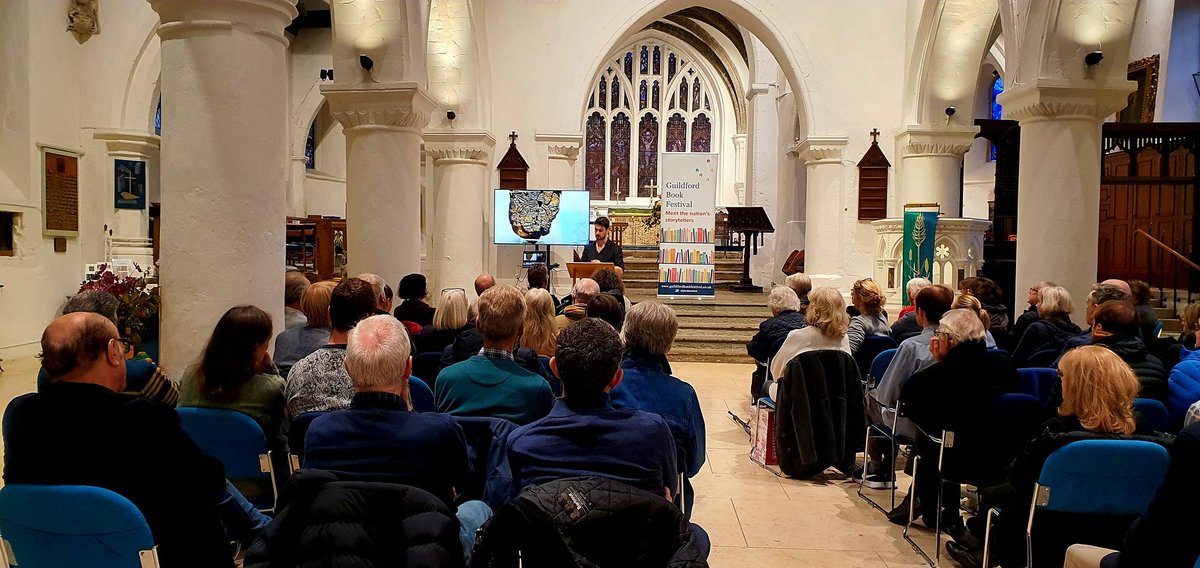 Selena (@selena888uk) on Twitter photo Final event at St Mary's yesterday. Thought-provoking talk from acclaimed podcaster, Paul Cooper on the collapse of great civilisations. Signed copies of Fall of Civilizations <a href="/GuildfordBooks/">Waterstones Guildford</a> <a href="/GfordBookFest/">Guildford Book Festival</a> <a href="/PaulMMCooper/">Paul Cooper</a> <a href="/Duckbooks/">Duckworth Books</a> Final event at St Mary's yesterday. Thought-provoking talk from acclaimed podcaster, Paul Cooper on the collapse of great civilisations. Signed copies of Fall of Civilizations <a href="/GuildfordBooks/">Waterstones Guildford</a> <a href="/GfordBookFest/">Guildford Book Festival</a> <a href="/PaulMMCooper/">Paul Cooper</a> <a href="/Duckbooks/">Duckworth Books</a>