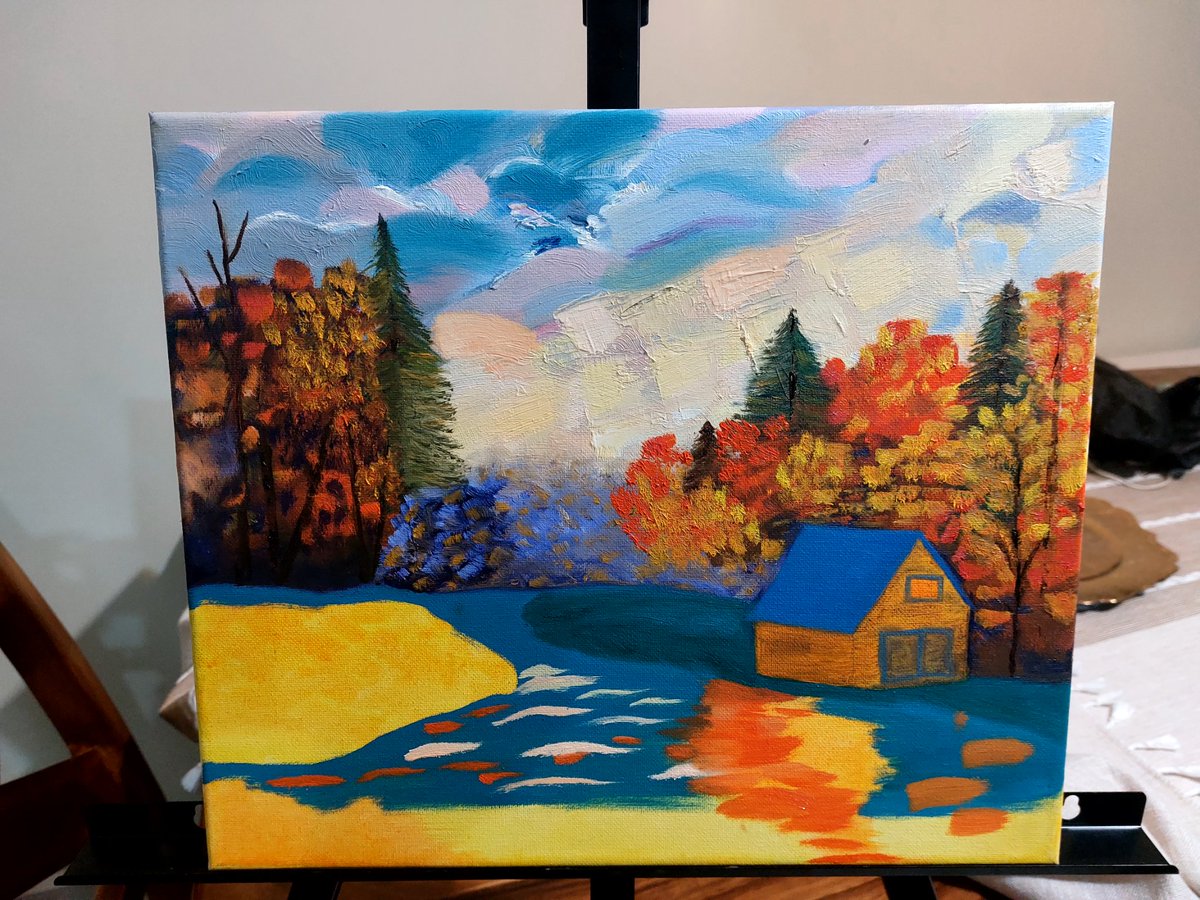 LLIIGGIIAA's tweet photo. La actualización semanal 😬🤓🎨🖌 #pinturaaloleo🎨 #paisajes #painting🎨 #oilpainting https://t.co/z6lWHRlQlA