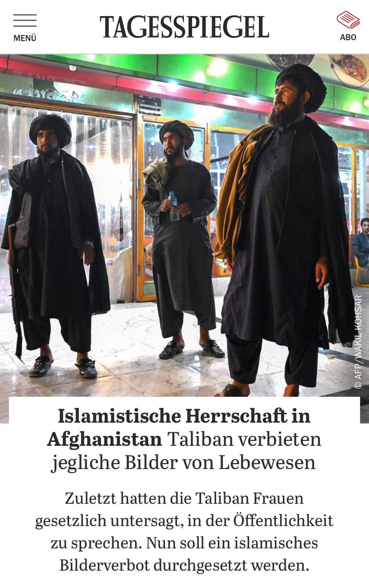 "Taliban 2.0", seht ihr? Sie haben sich NULL verändert. Im Gegenteil, sie sind heute schlimmer als in den 90er Jahren und haben mehr Kontrolle und Möglichkeiten, um die Menschen unter Druck zu setzen. Die aktuelle Situation ist systematischer und grausamer als je zuvor. 
#Afg