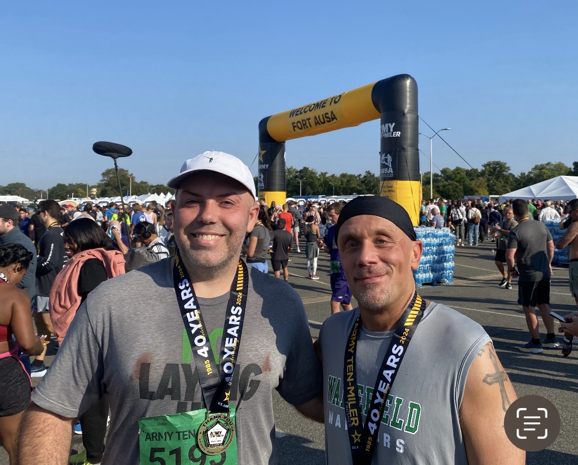We work hard, we teach hard, and we run FAST! #WarriorsOnTheRun crushed it at the #Army10Miler yesterday!!!