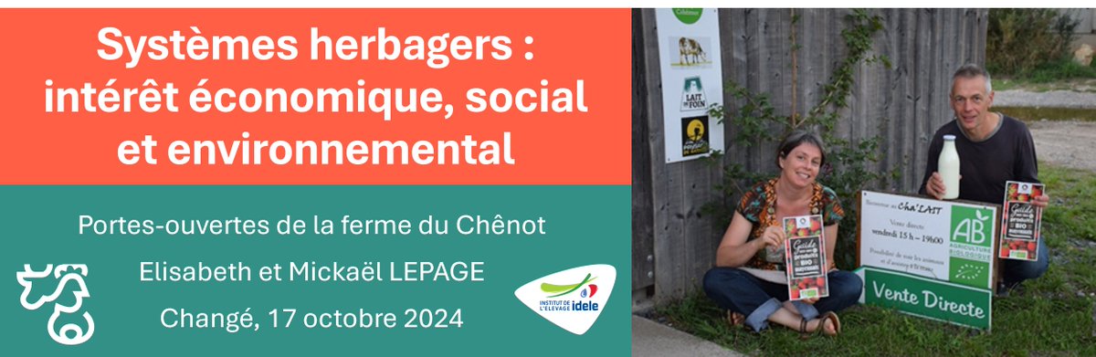 Agenda | Projet <a href="/pathways_europe/">PATHWAYS</a> 
📅 17 oct
✅ Portes ouvertes à la ferme
➡️ 200 élèves au RDV
🟣 3 ateliers pour échanger sur l’intérêt des systèmes #herbagers dans l’#élevage de demain
⏩ Travail mené par le groupe d’éleveurs impliqué dans le projet
ℹ️ pathways-project.com