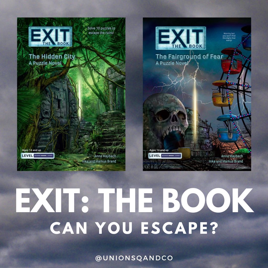 bn_classwork's tweet photo. New from @UnionSqandCo  a suspense novel and an interactive reading experience series to accompany the award-winning EXIT: The Game series. #escape #puzzlebooks https://t.co/PApd5XNK3M