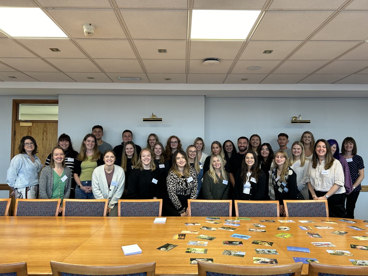 A big welcome to our new cohort of 29 <a href="/DClinPsySWales/">DClinPsy South Wales 💙</a> trainees who started with us at the end of September, who are also the first cohort to use the newly refurbished 12th floor in Tower Building!