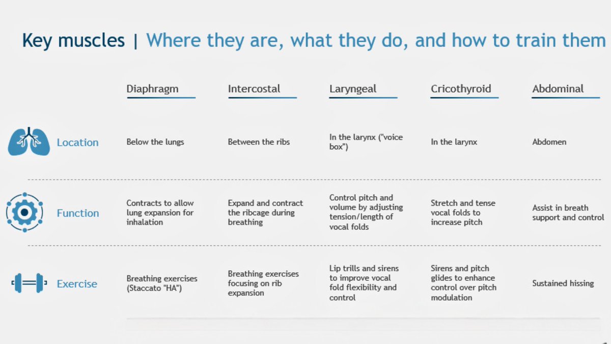 One of my students created (borrowed maybe?) this handy chart to help organize her thinking around the technical exercises/skills and muscle groups they correspond with. I really like the clarity of the layout and the useful bite-sized information.