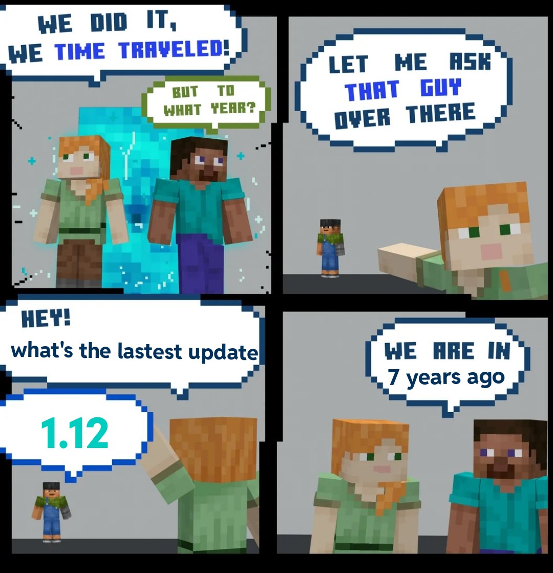 MinecraftMeme16's tweet photo. Feel old yet? https://t.co/TpgiPfj1vW