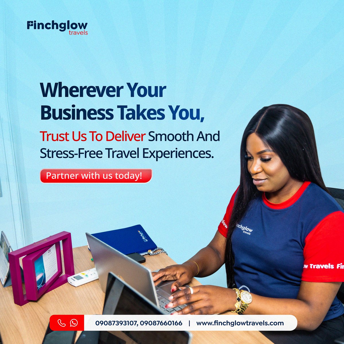 finchglow's tweet image. X
Are you in need of a travel company that can cater to all your travel needs? 
We do visa assistance, hotel reservations, airport transfers. We also give the best travel advice.
Send us a DM today.

#FinchglowTravels #YourTrustedTravelPartner #VisaAssistance #TravelConsolidator