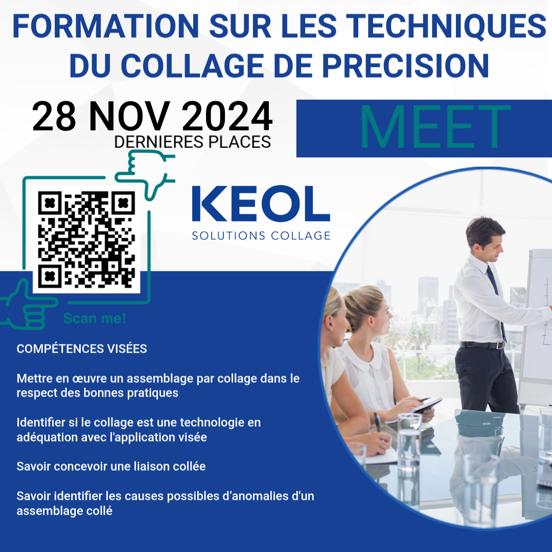 Vous êtes technicien, ingénieur ou simplement passionné par les techniques de collage ? Ne manquez pas notre formation du 28 novembre prochain ! Nous vous proposons une immersion complète dans les dernières avancées en matière de collage industriel. lnkd.in/ec8DkHeP