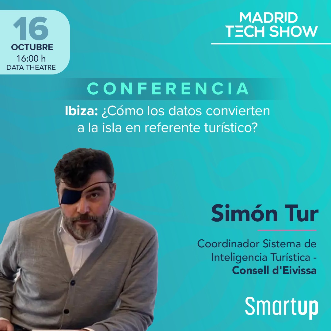 ¡Nos vemos en el #MadridTechShow 2024! 🚀

👉 Nuestro cliente Consell d’Eivissa compartirá su éxito en el evento:
🗣️ <a href="/simontur/">Simon Tur</a> nos contará cómo la tecnología está transformando el turismo en las Islas Baleares. 
📅 16 de octubre
⏰ 16:00h
📍 Data Theatre

¡No te lo pierdas!