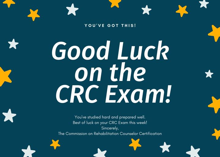 Join us in wishing all October CRC Exam test-takers good luck on their exams this week!

If you want last-minute tips on the Exam experience, check out what fellow CRCs have shared here: bit.ly/CRCexamtips