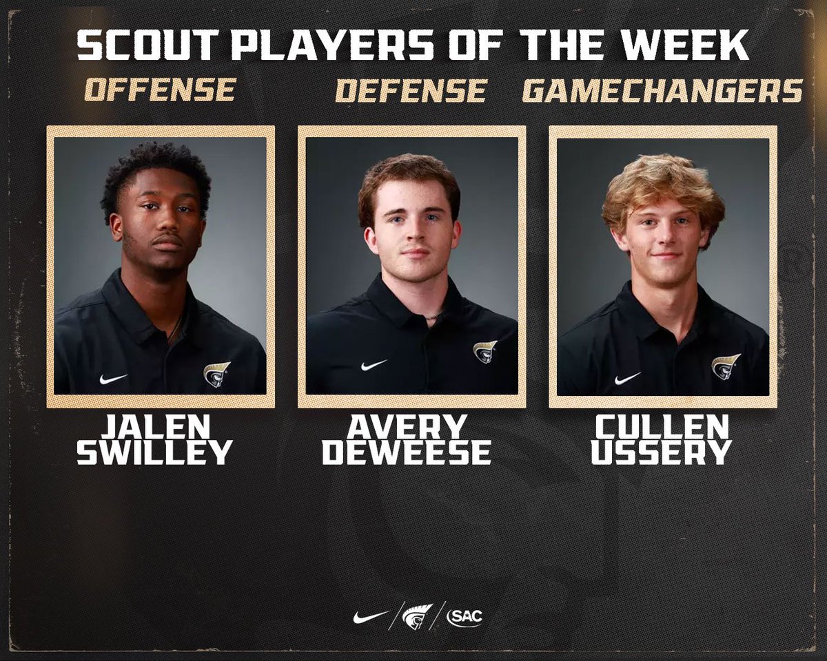 Scout Team Players of the Week from Week 6.

#AUthentic | #TeamOne