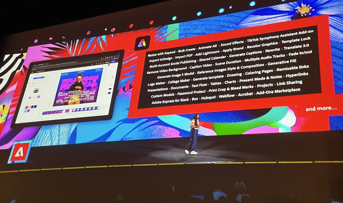 Clara Galán (@msclaragalan) on Twitter photo New improvements in <a href="/AdobeExpress/">Adobe Express</a> with epic demo from <a href="/paultrani/">Paul Trani</a> showcasing instantly adding music and movement to a concert poster - perfect for interactive marketing #adobemax <a href="/iamdeepa/">Deepa Subramaniam</a> New improvements in <a href="/AdobeExpress/">Adobe Express</a> with epic demo from <a href="/paultrani/">Paul Trani</a> showcasing instantly adding music and movement to a concert poster - perfect for interactive marketing #adobemax <a href="/iamdeepa/">Deepa Subramaniam</a>